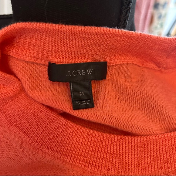 J. Crew Women's 100% Merino Wool Coral Sweater. Size M - Picture 9 of 9